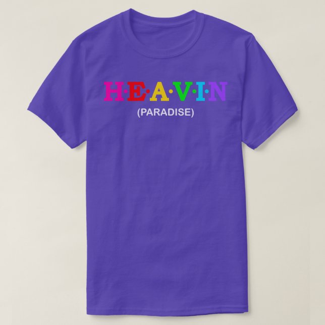 T-shirt Heavin Paradise (Design devant)