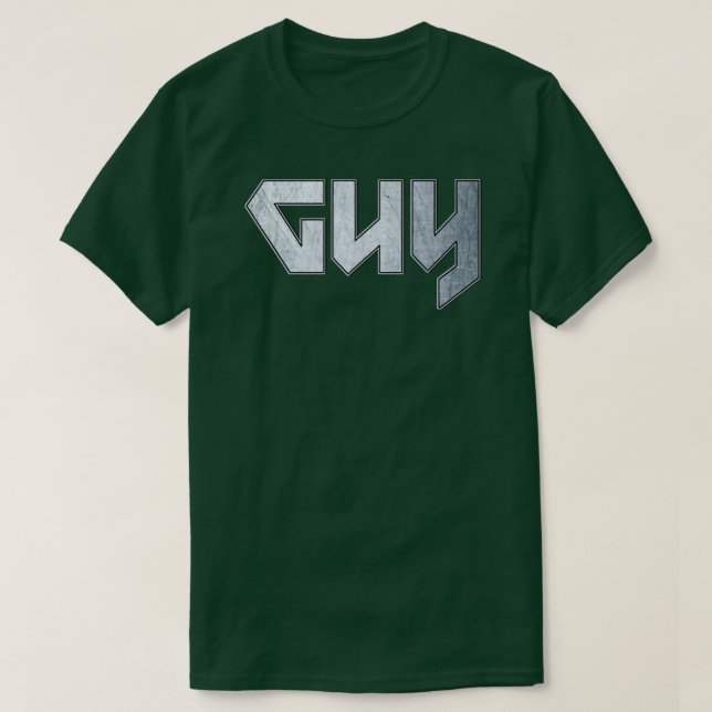 T-shirt Heavy metal Guy (Design devant)