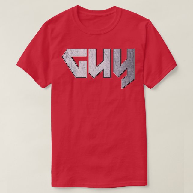 T-shirt Heavy metal Guy (Design devant)
