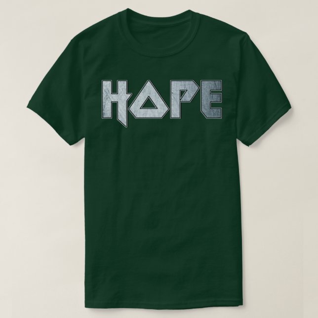 T-shirt Heavy metal Hope (Design devant)