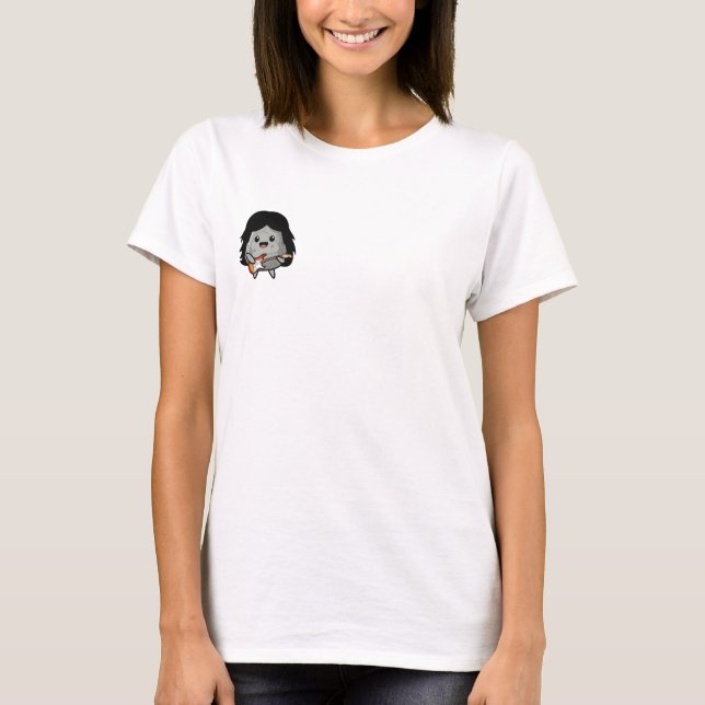 T-shirt Heavy Metal "Rock" Star: A Literal Stone Character (Devant)