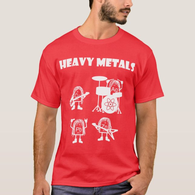 T-shirt Heavy metals1 gift (Devant)