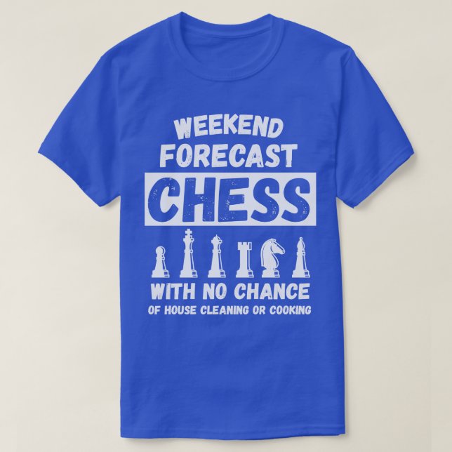 T-shirt Hebdomadaire Prévision Échecs Aucune Chance De Net (Design devant)