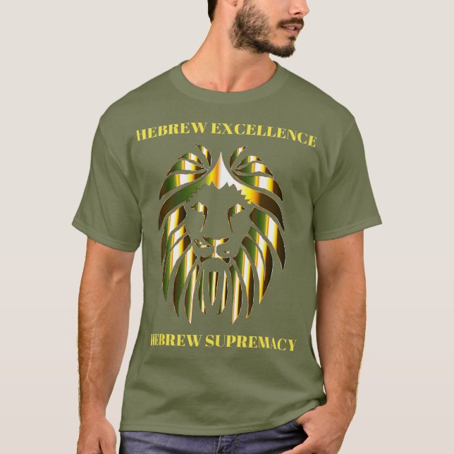 T-shirt Hébreu Éviolence Et Hébreu Suprématie Woke (Devant)