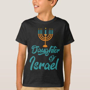 T-shirt Hébreu Israélite Fille de vêtements d'Israël Menor