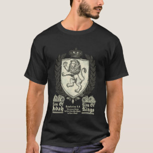 T-shirt Hébreu Israélite YHWH Lion de Juda Yahweh Rastafa