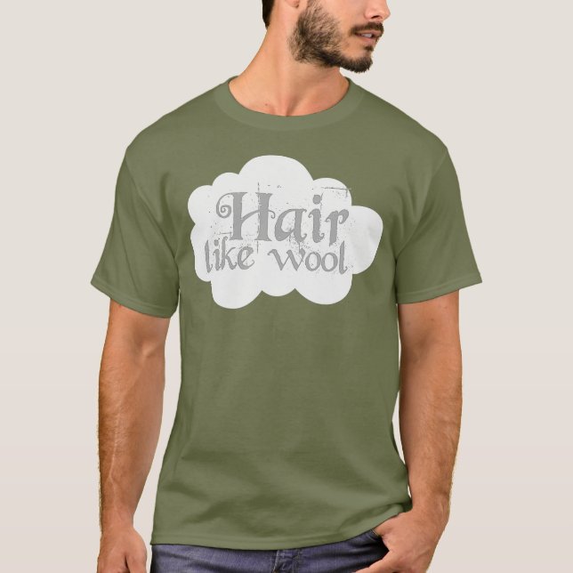 T-shirt Hébreux Israélite Cheveux de vêtements comme la la (Devant)
