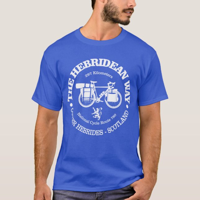 T-shirt Hébridienne (cyclisme) (Devant)