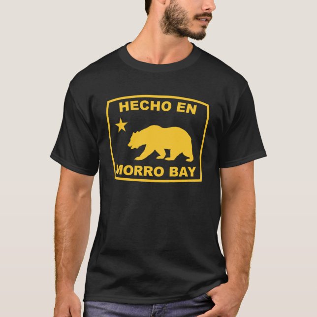 T-shirt Hecho en Morro Bay California Republic Pacific Coa (Devant)
