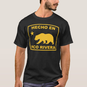 T-shirt Hecho en Pico Rivera Californie République Pacifiq