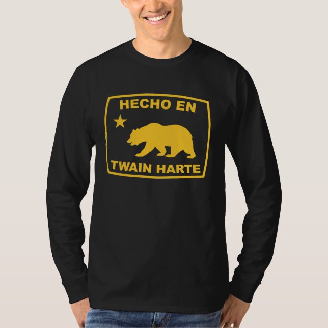 T-shirt Hecho en Twain Harte California Republic Pacific C (Devant)