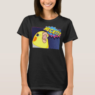 T-shirt Heck Cockatiel, Birb mèmes, Amour de perroquet fâc