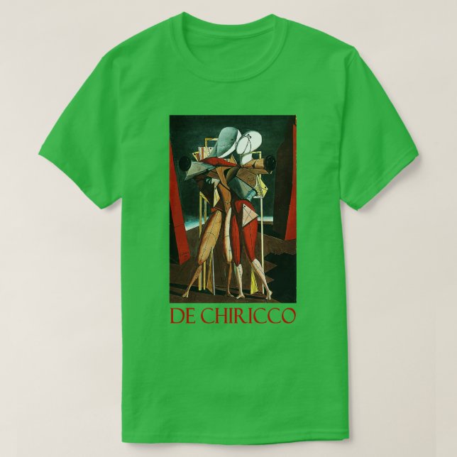 T-shirt Hector et Andromache 1912 par Giorgio de Chirico (Design devant)