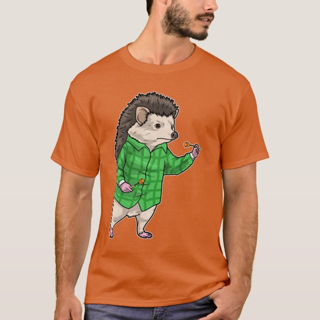 T-shirt Hedgehog Darts Dart (Devant)