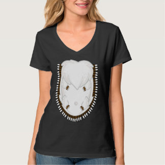 T-shirt Hedgehog Halloween Costume Cute Belly Hairy Men Wo