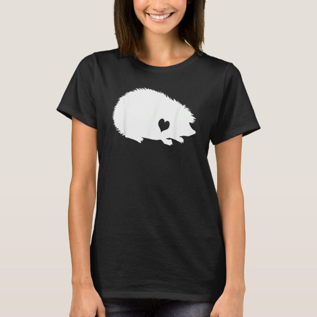 T-shirt Hedgehog Love Heart Hedgehog Costume  Hedgehog (Devant)