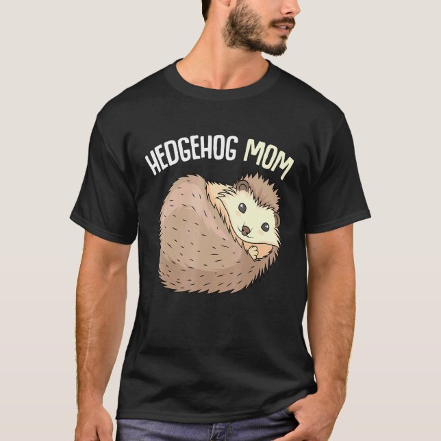 T-shirt Hedgehog Maman Femmes Filles (Devant)