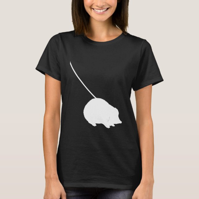 T-shirt Hedgehog on a Leash  Cute  Pet Animal (Devant)