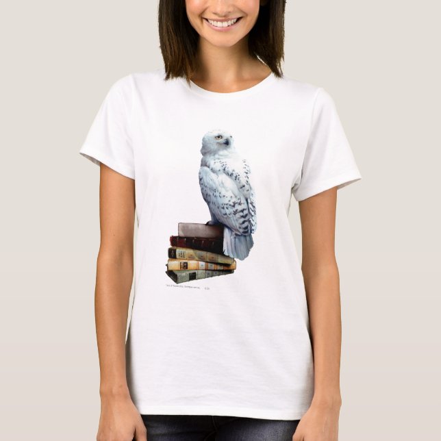 T-shirt Hedwig à propos des livres (Devant)