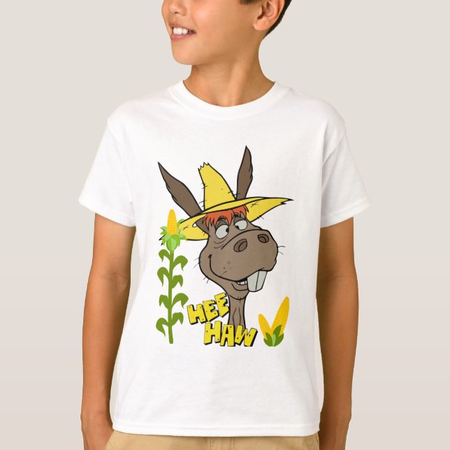 T-shirt Hee Haw Donkey Vintage (Devant)