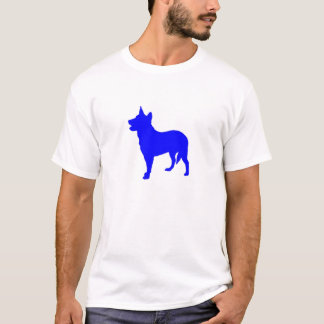 T-shirt Heeler bleu australien