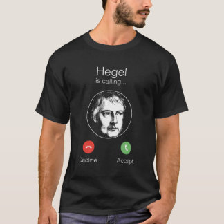 T-shirt Hegel Appelle La Philosophie Weltgeist
