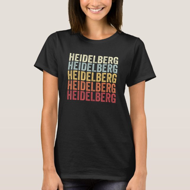 T-shirt Heidelberg Pennsylvania Heidelberg PA Retro Vintag (Devant)
