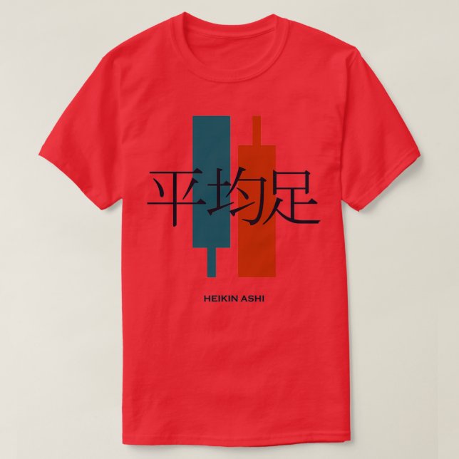 T-shirt Heikin Ashi Trading (Design devant)