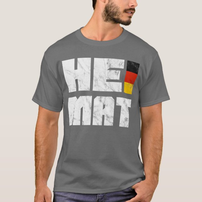 T-shirt Heimat, Allemagne, Allemagne Accueil, Chemise T-Sh (Devant)