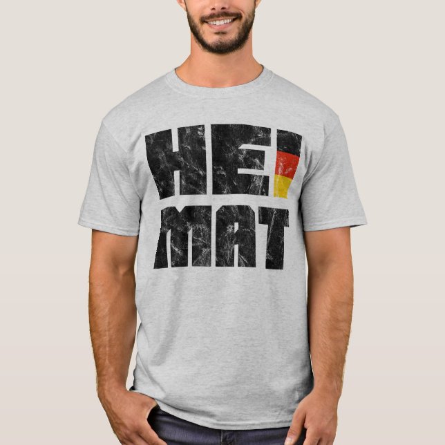 T-shirt Heimat, Allemagne, Allemagne Accueil, Patrie (Devant)