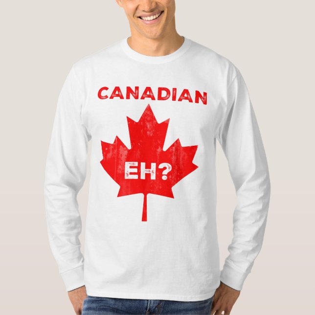T-shirt Hein canadien ? Feuille d'érable (Devant)
