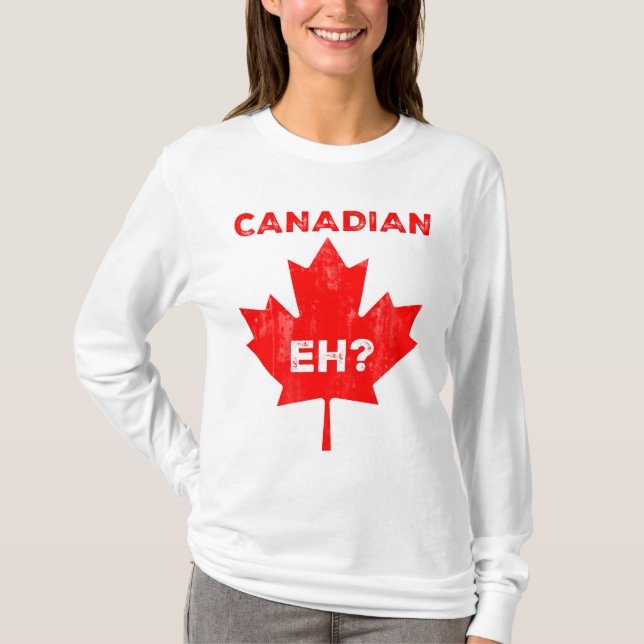 T-shirt Hein canadien ? Feuille d'érable (Devant)
