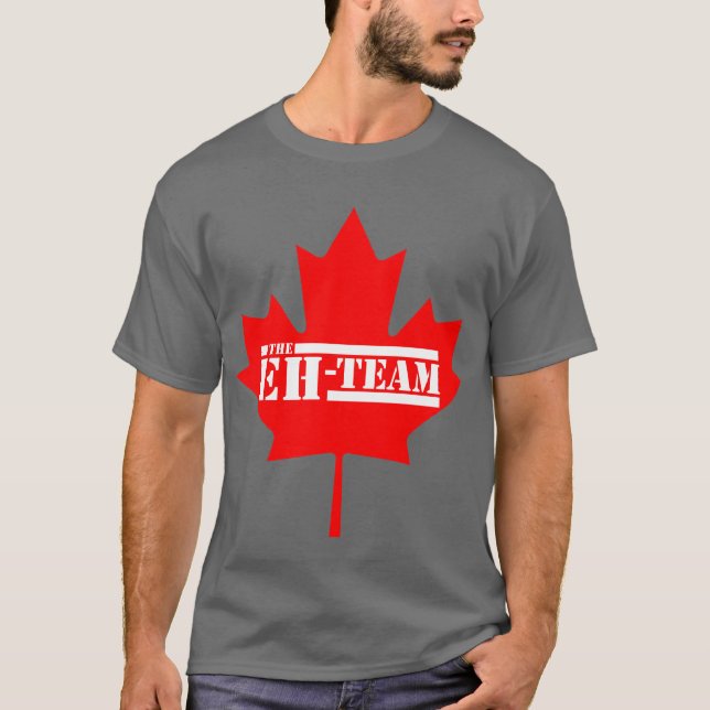 T-shirt Hein feuille d'érable du Canada d'équipe (Devant)