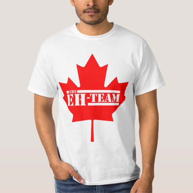 T-shirt Hein feuille d'érable du Canada d'équipe (Devant)