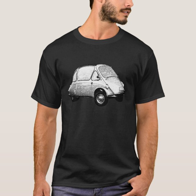 T-shirt Heinkel Kabine Bubble Car (Devant)
