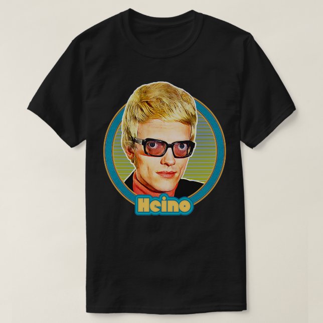 T-shirt Heino Vintage Look Fan Design 1 (Design devant)