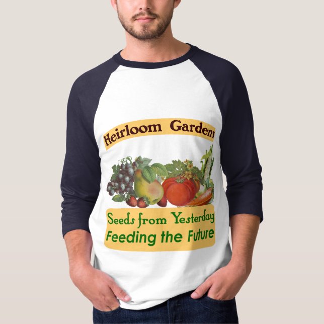 T-shirt Heirloom Gardens Green Dire (Devant)
