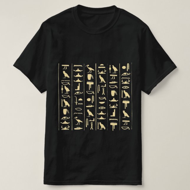 T-shirt Heiroglyphic egyptian (Design devant)