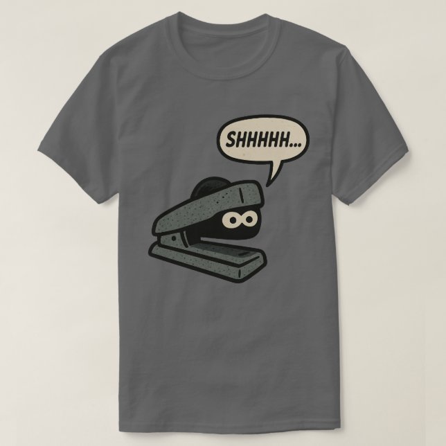T-shirt Heist à 9-à-5 | "OPÉRATION : STAPLER" (Design devant)
