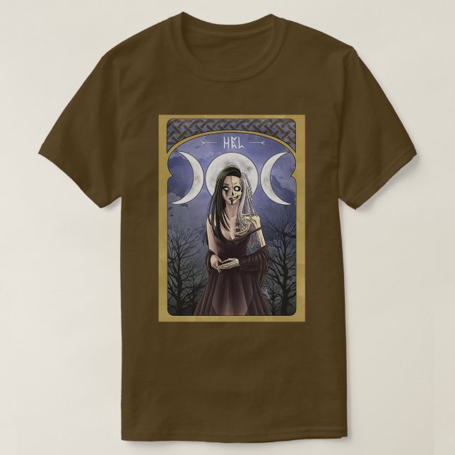 T-shirt Hel déesse de la mort (Design devant)