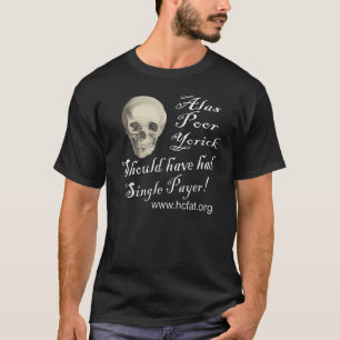 T-shirt Hélas Yorick pauvre