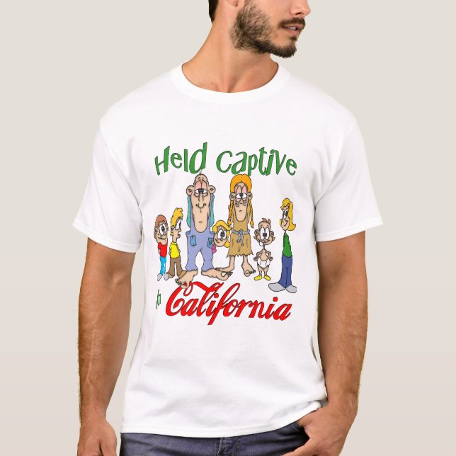 T-shirt Held Captive en Californie (Devant)