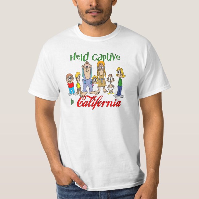 T-shirt Held Captive en Californie (Devant)