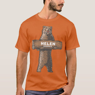T-shirt Helen Georgia GA Growling Ours Vacances Souvenir P