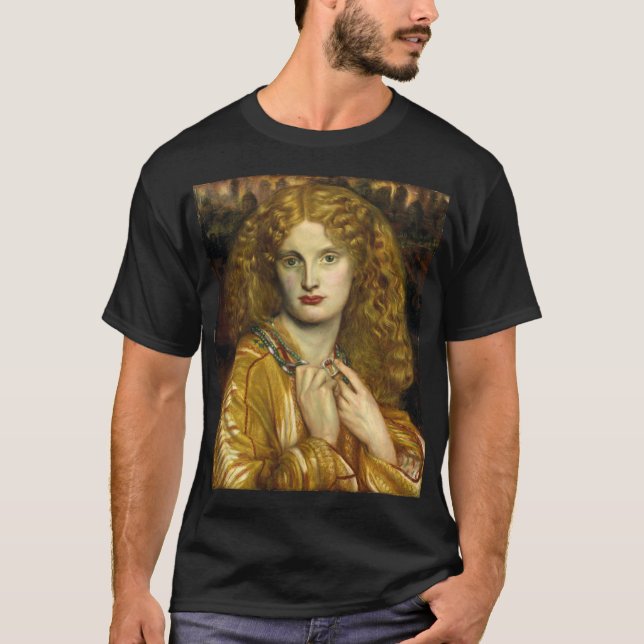 T-shirt Helen of Troy (par Dante Gabriel Rossetti) (Devant)
