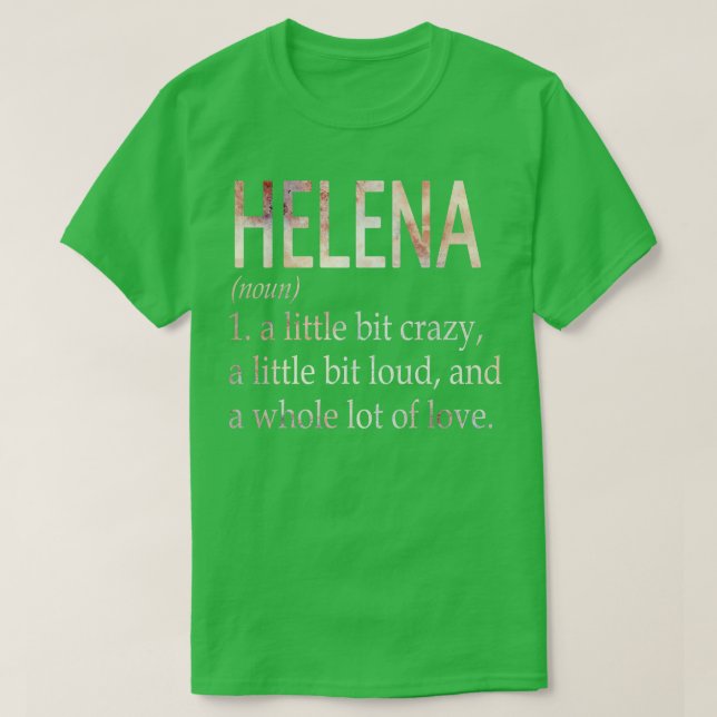 T-shirt Helena Fille Nom Définition (Design devant)
