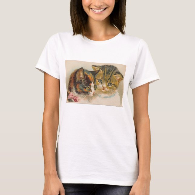 T-shirt Helena Maguire Kittens authentique (pas AI) (Devant)