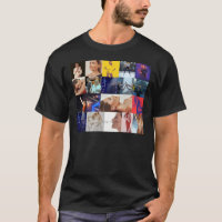 Helene Fischer Collage rectangulaire transparent