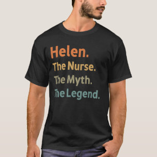 T-shirt Hélène L'infirmière Le Mythe La Légende Drôle Vint
