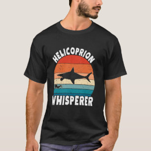 T-shirt Helicoprion Chuchoteur Fossile de Poisson à Mâchoi